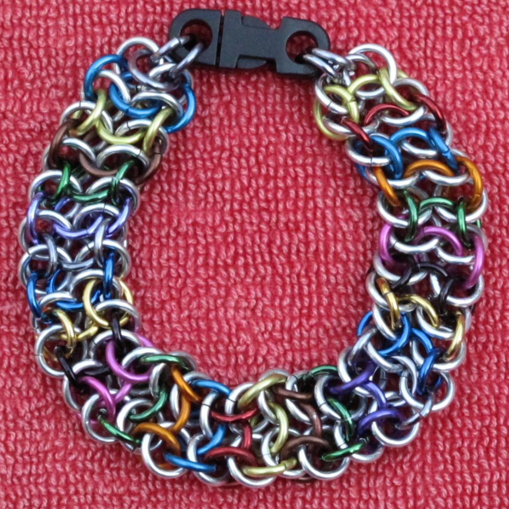 Chainmail Bracelet - Euro 4 In 1 Variant Weave